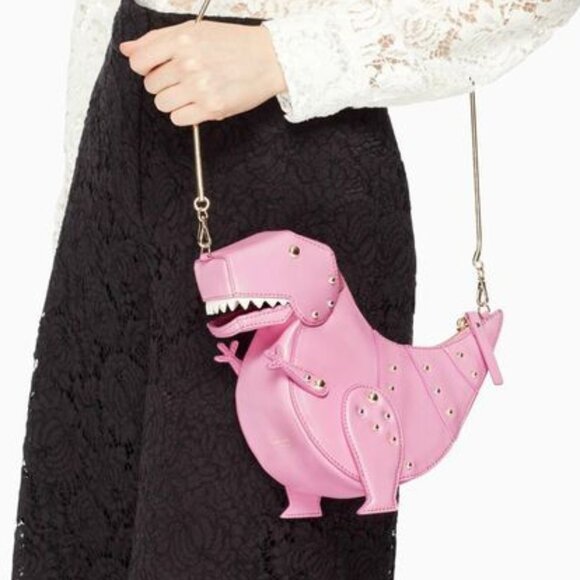 Kate Spade Collectable Rate Dinosaur Trex Crossbody Purse T-Rex Bag - Picture 1 of 7